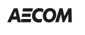 Black AECOM logo