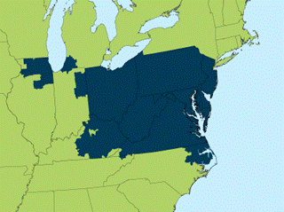 PJM Interconnection Service Territory